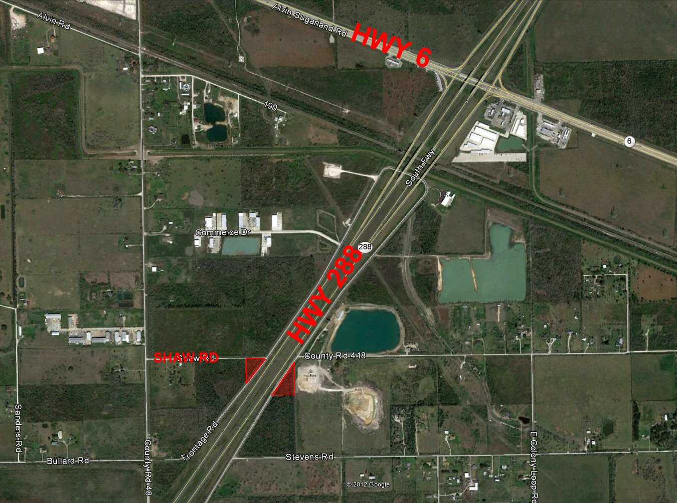 Highway 288 & Shaw Road Pipeline Realty