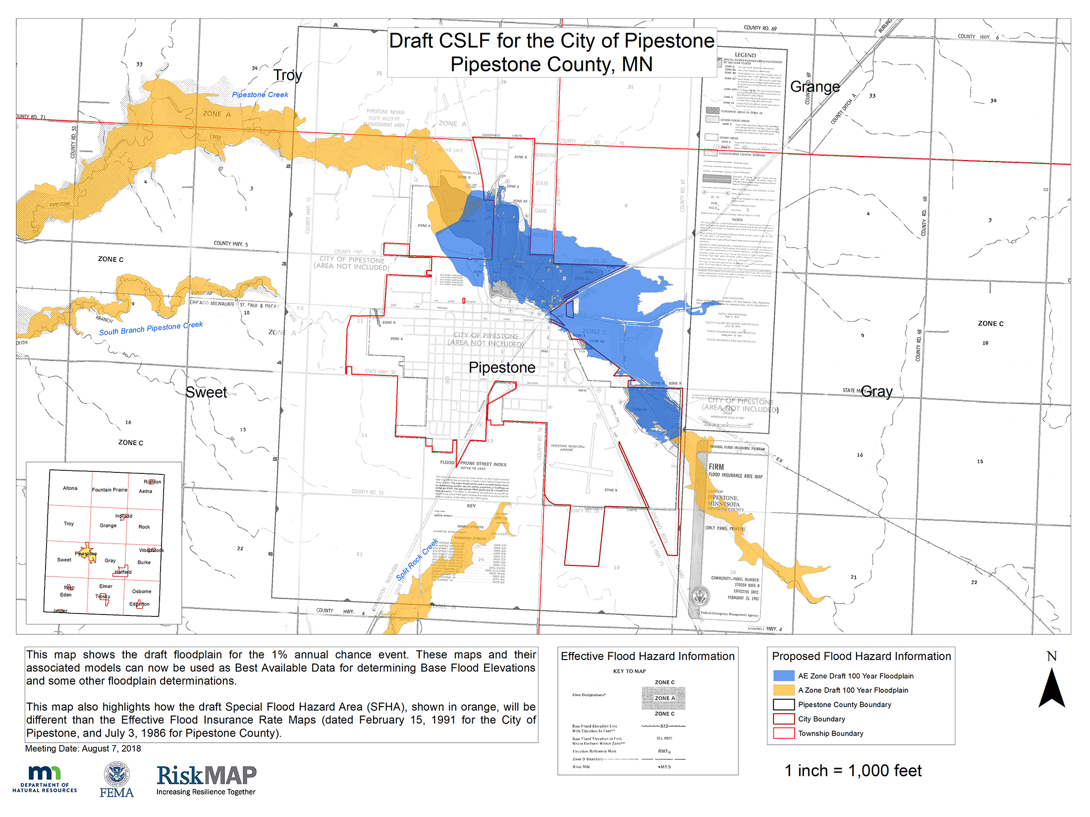 Minnesota Flood Zone Map Fema Updating Flood Plain Maps - Pipestone County Star