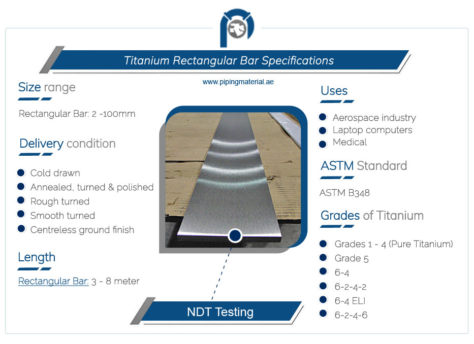 Titanium rectangular bar Ti rectangle steel bar suppliers in UAE