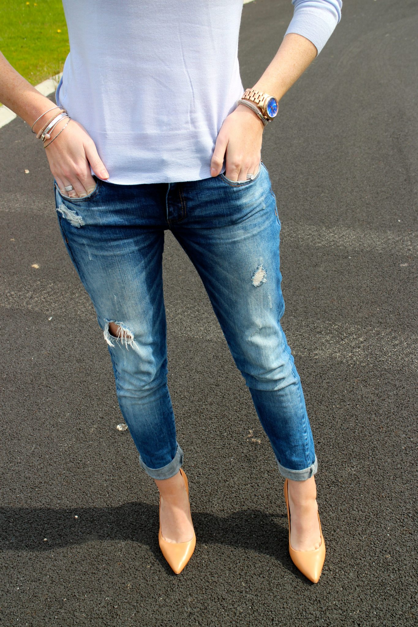 What I Wore! Summer sweater & Jeans! Pippa O'Connor Official Website