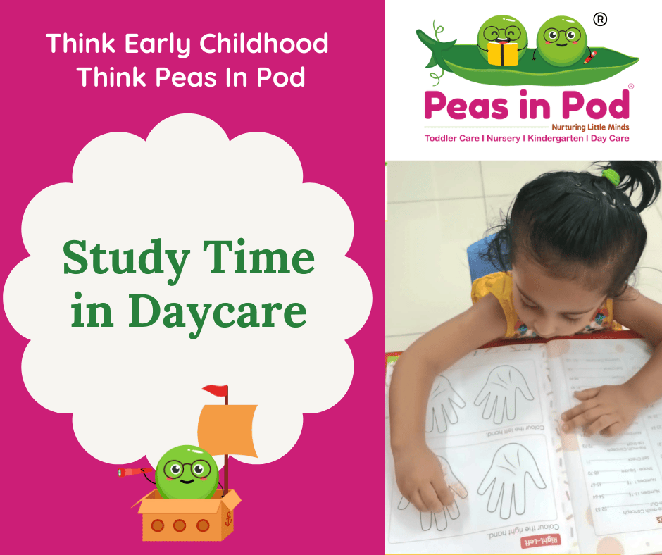 Study Time in Daycare Nurturing Young Minds at Peas in Pod