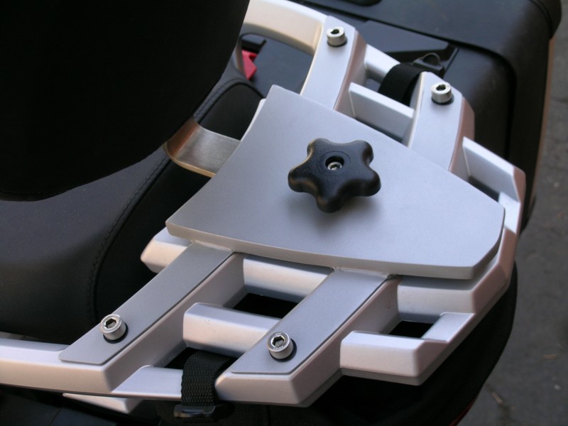 The R1200GS Stealth Backrest from Pirates' Lair at 828.628.7093 EST