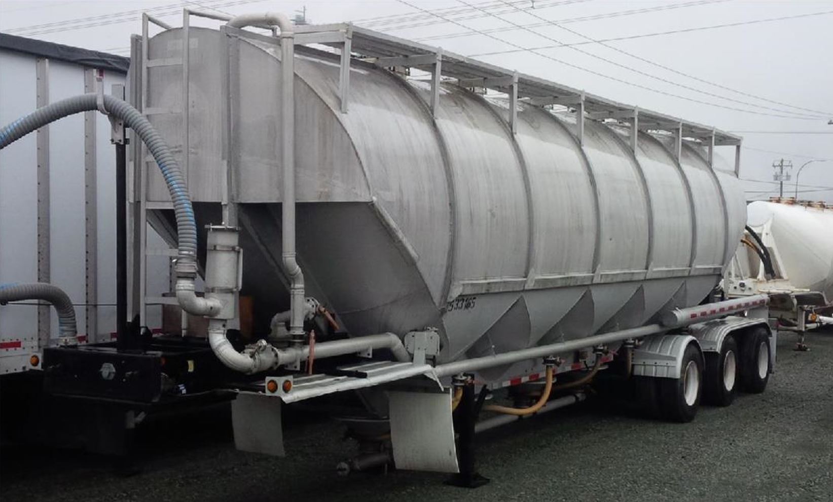 1973 Fruehauf Aluminum Food Grade Bulker Trailers, Specialized