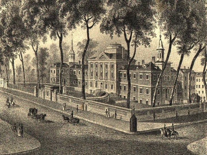 The first medical school in colonial America, the College of