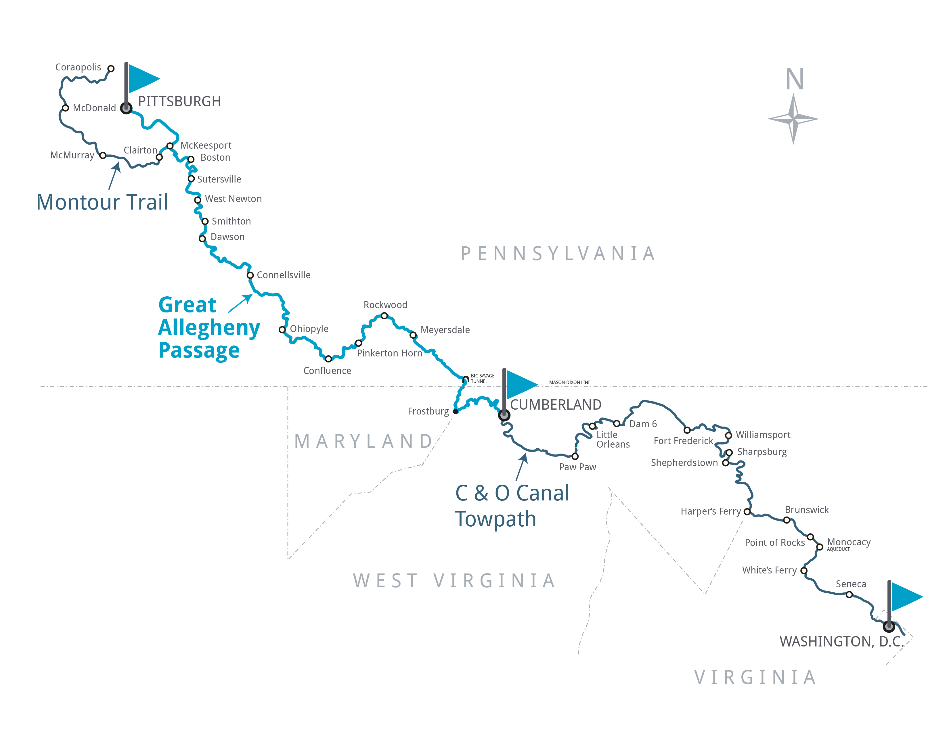 Great Allegheny Passage Pitt2DC