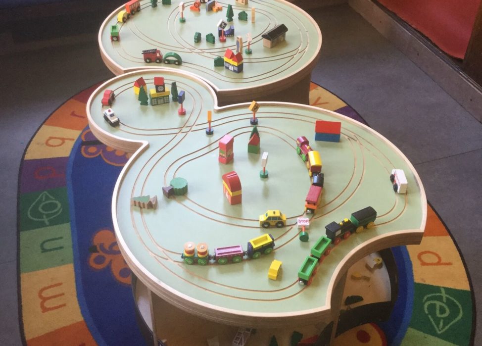 train tables Children’s Museum of Pittsburgh Design & Consulting