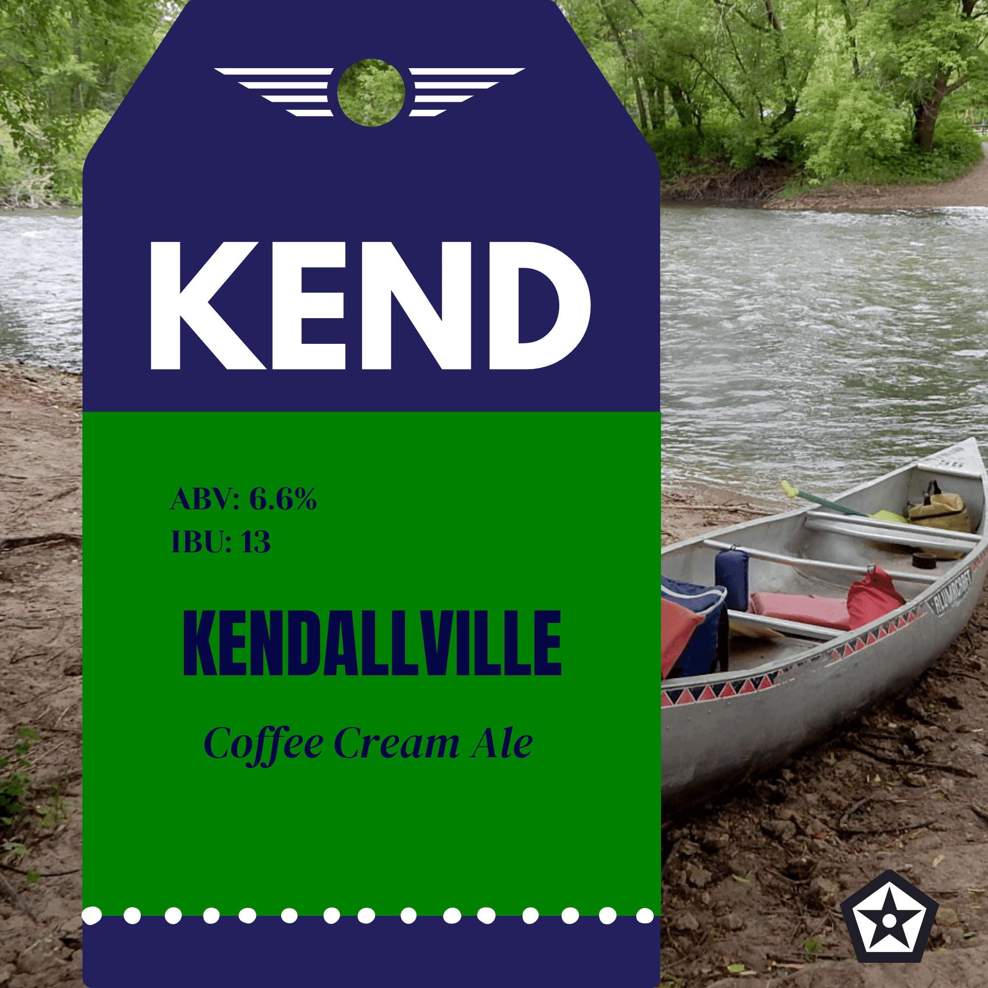 Kendallville Coffee Cream Ale Pivo Brewery, Calmar, IA Brewery