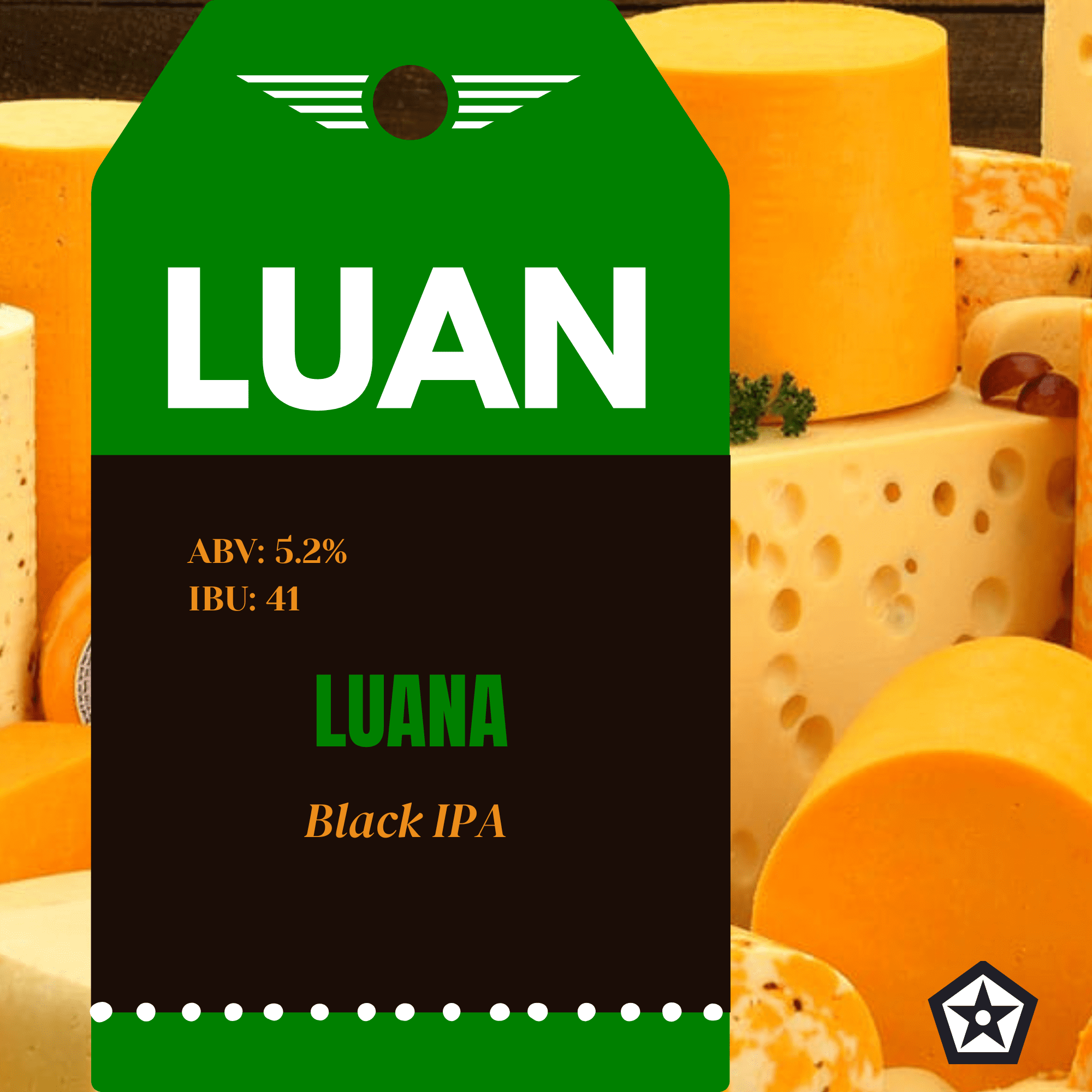 Luana Black IPA Pivo Brewery, Calmar, IA Brewery, Taproom, Food