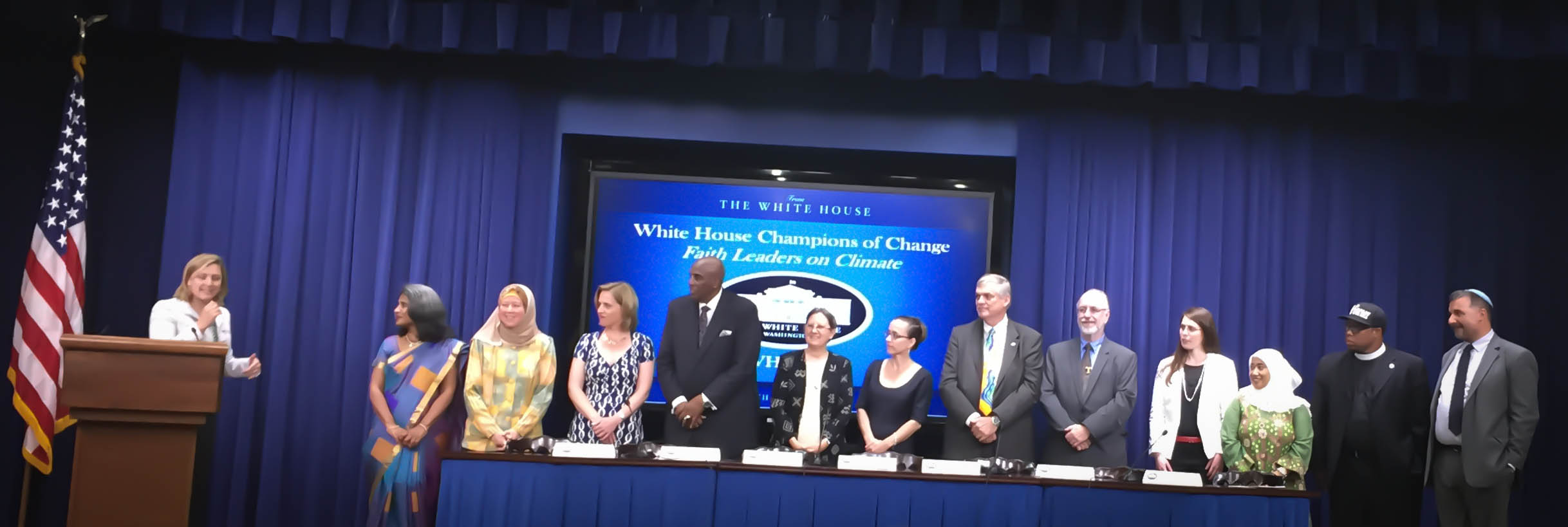 Faith Leaders on Climate Share Their Stories at White House Event