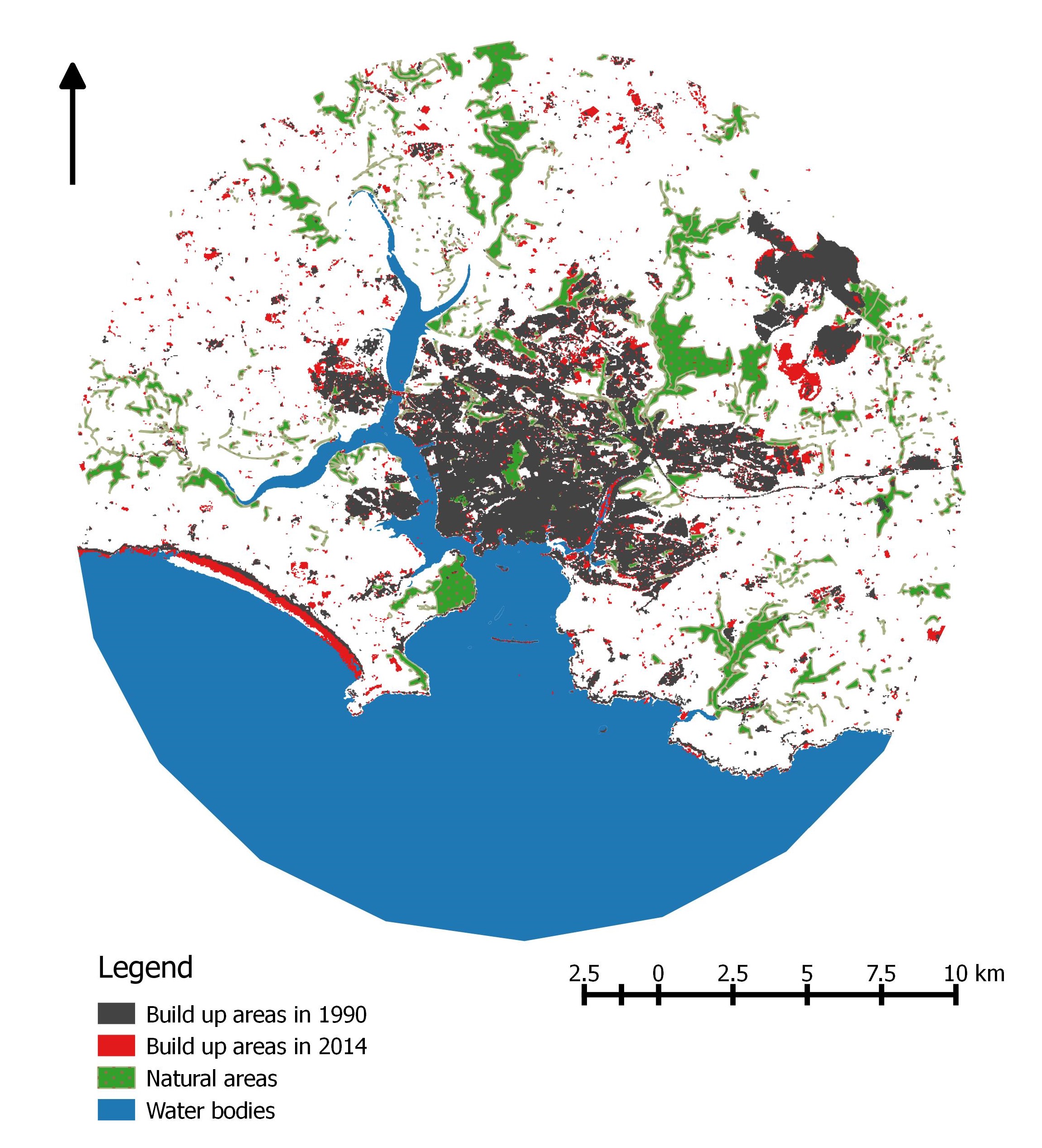 Identifying Urban Sprawl in Plymouth Pixalytics Ltd