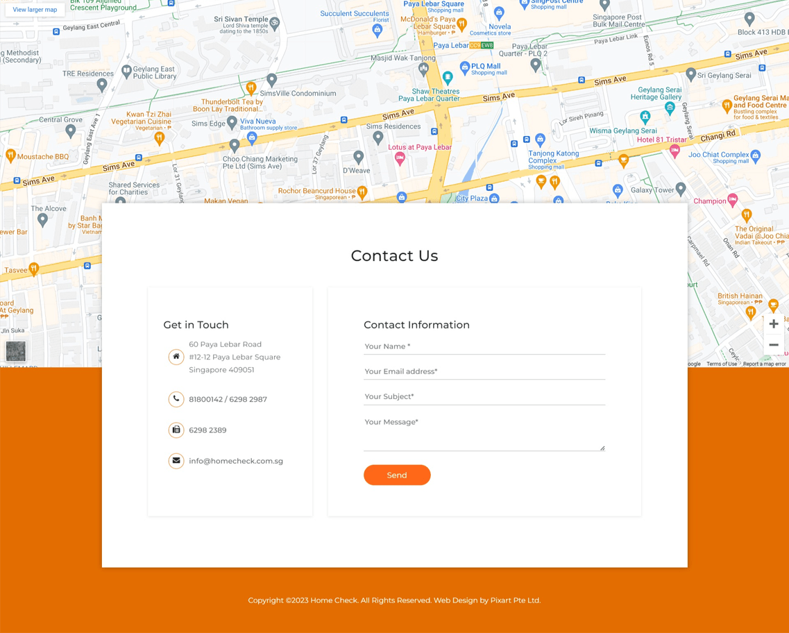Home Check - Pixart Pte Ltd