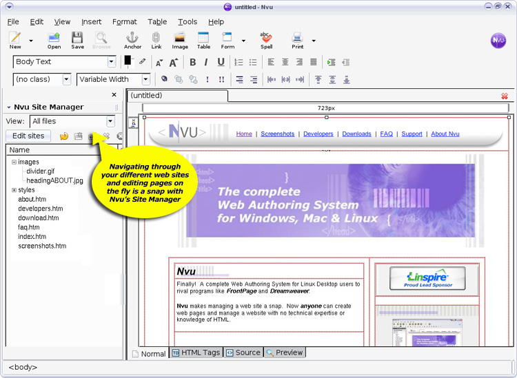 Web site authoring on Windows and synchonising to linux web server