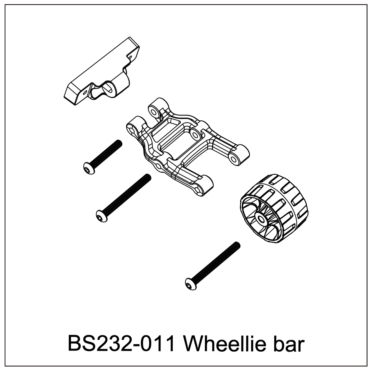 Wheelie Bar for BSD Rampage Pixelmart