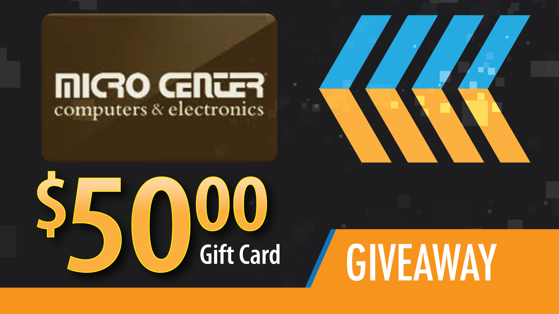 Micro Center 50.00 Gift Card Giveaway! Pixel Reboot