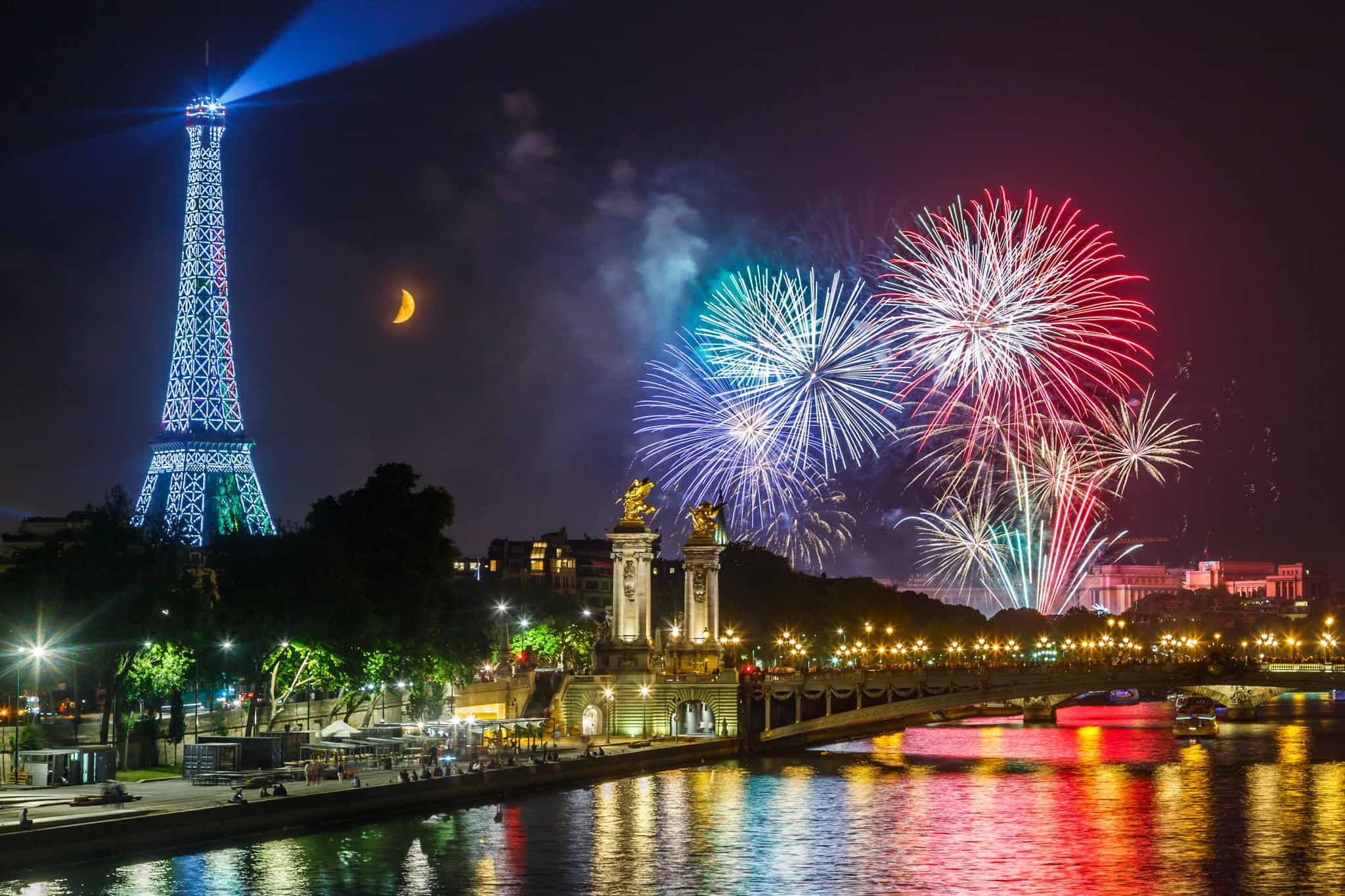 Eiffel Tower wallpapers at Night