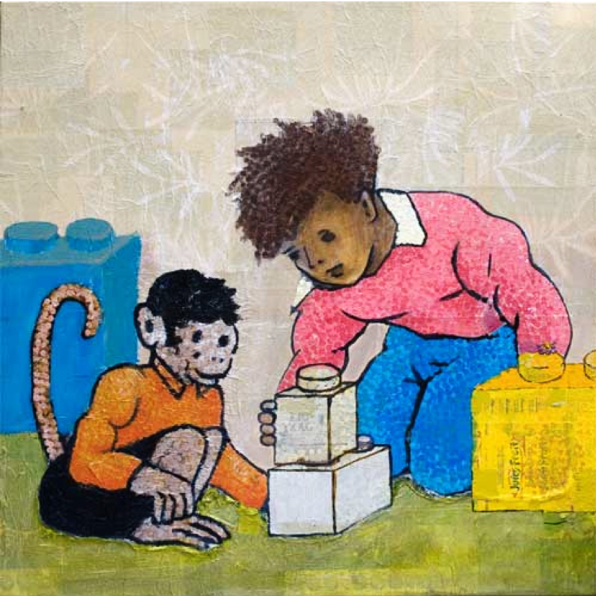 Building Blocks lego art painting pixelstud