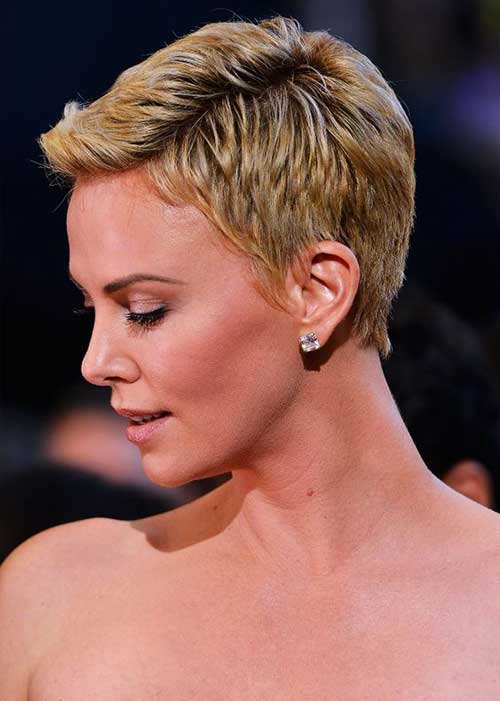 25+ Charlize Theron Pixie Haircut Pixie Cut Haircut for 2019