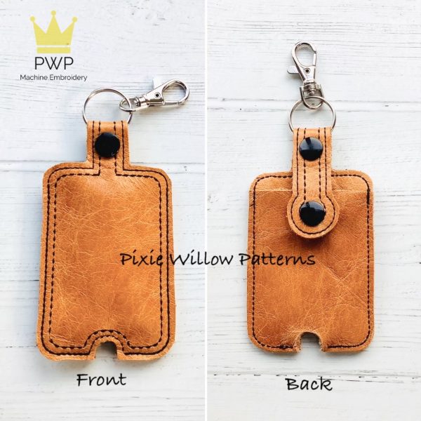 In the hoop Dog Poop Bag Holder pattern to fit a 5×7 hoop Pixie