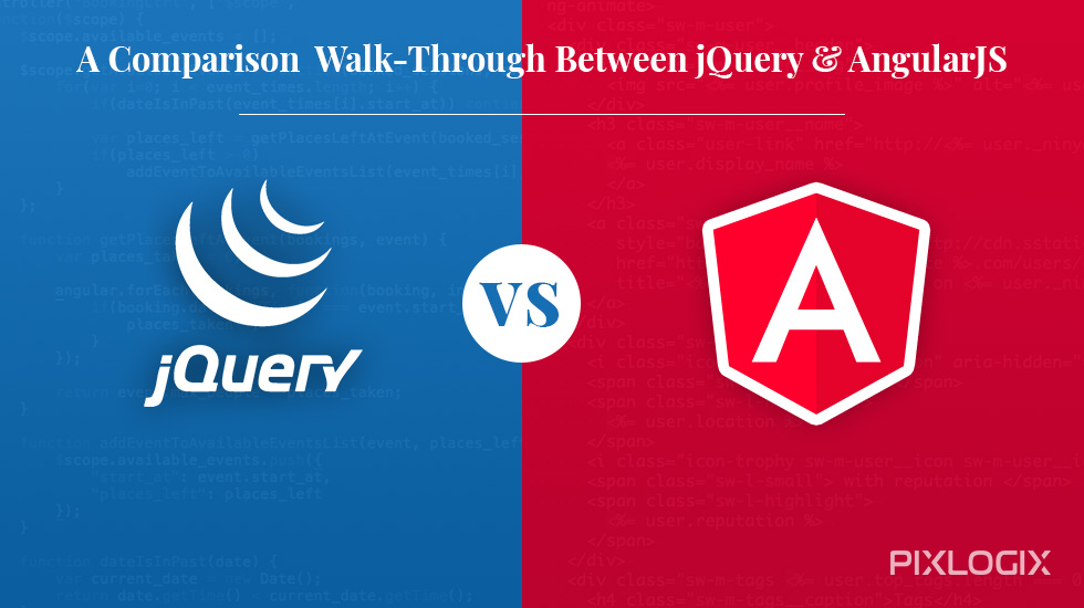 Comparison Walkthrough between jQuery and AngularJS