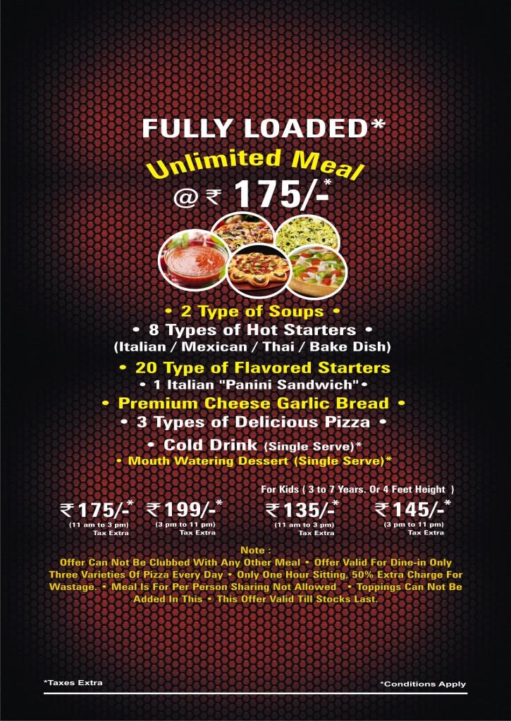 Udaipur Menu Pizza Burst