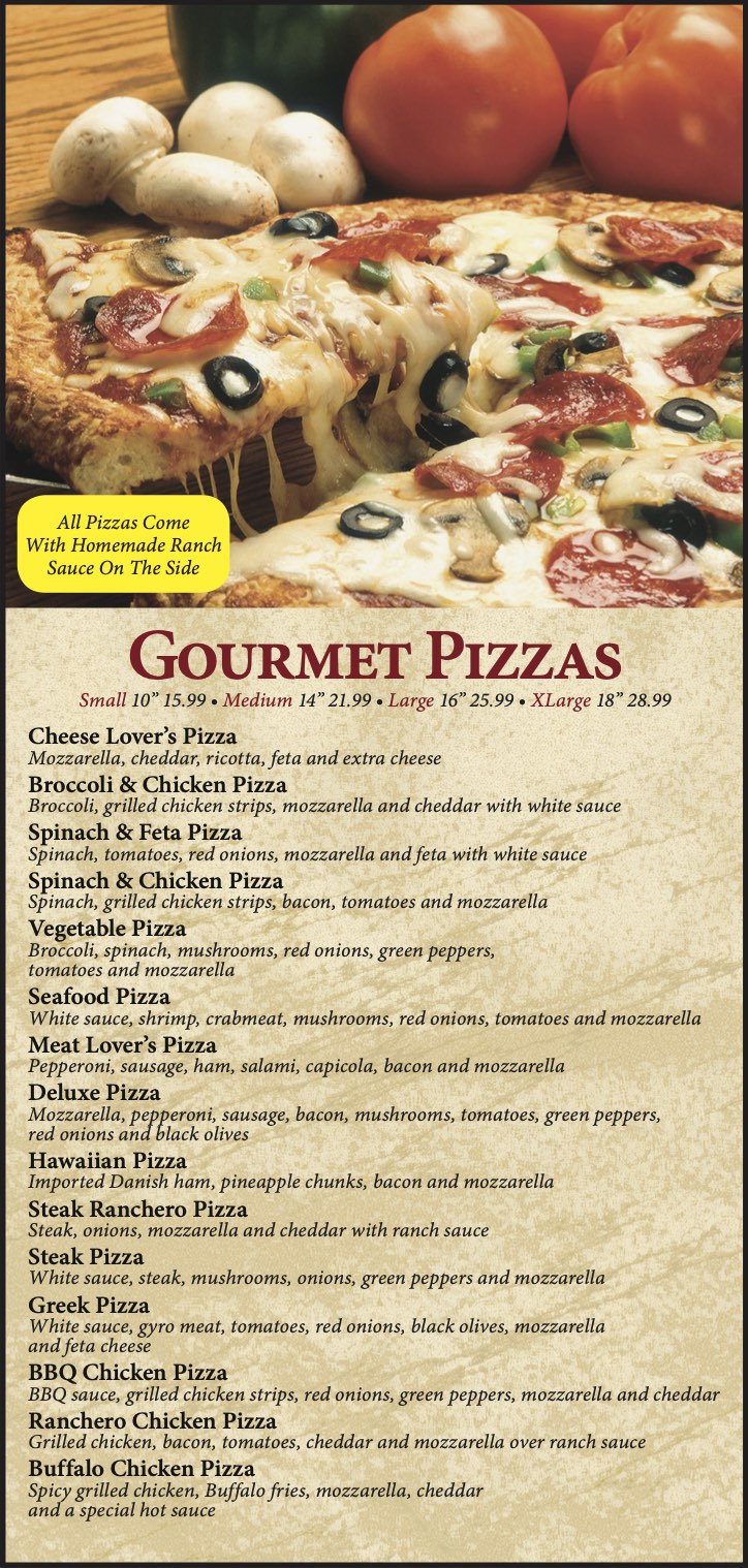 Pizza Palermo Menu