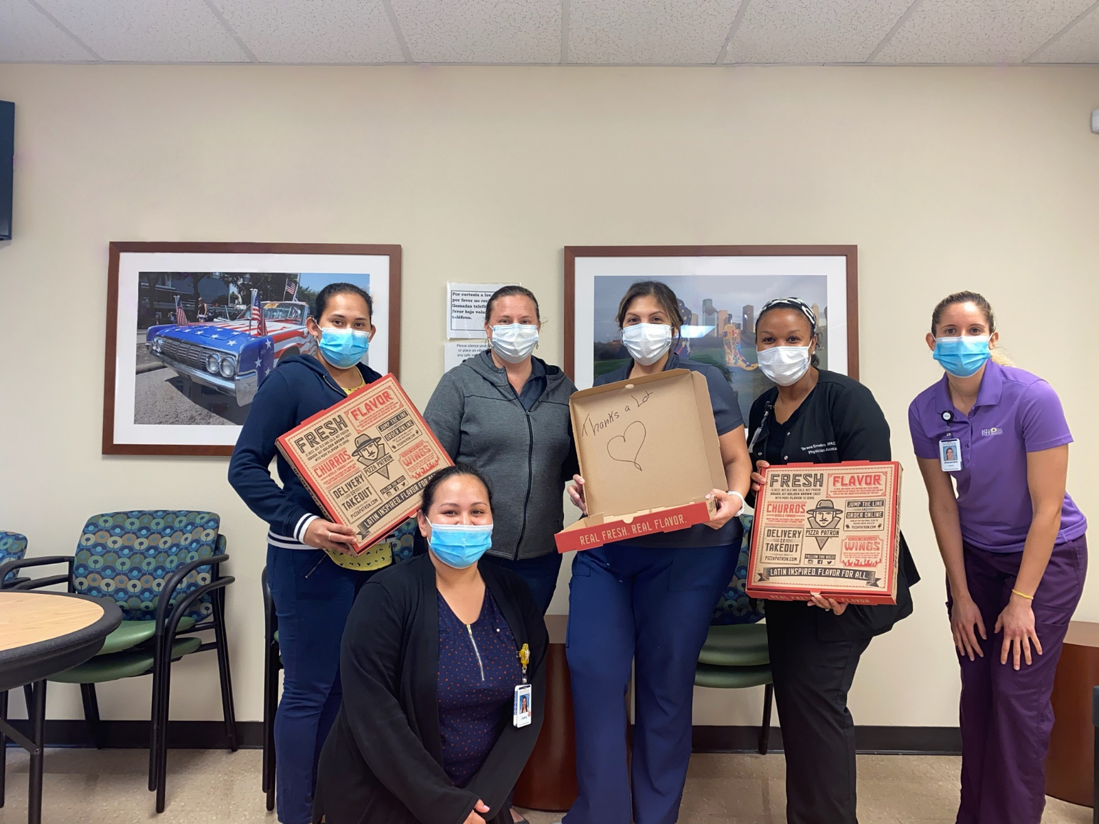 Pizza Patrón Honors Houston’s Health Heroes During Covid19 Pizza Patrón