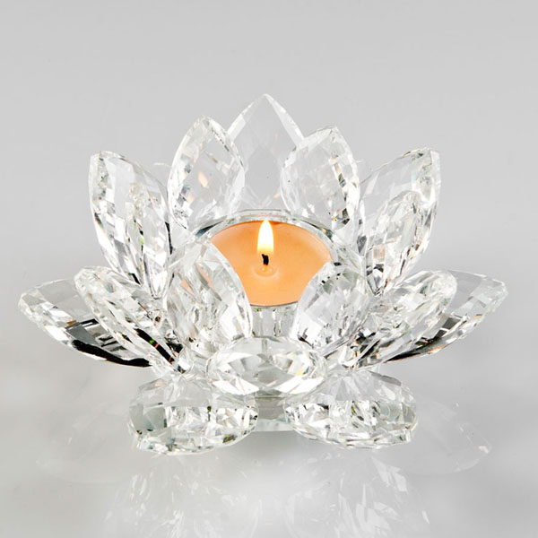 lotus flower candle holder clf008