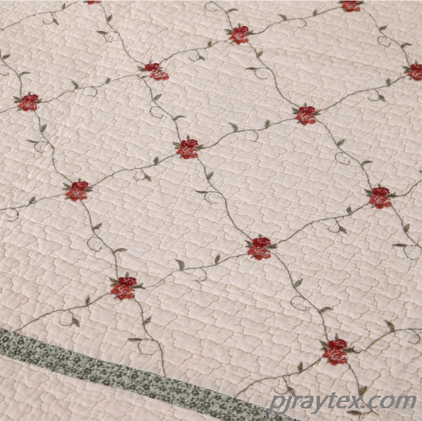 Embroidery quilt set, Embroidery quilts, Bedspread Quilt Set