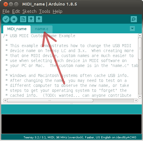 Teensyduino: Using USB MIDI with Teensy on the Arduino IDE