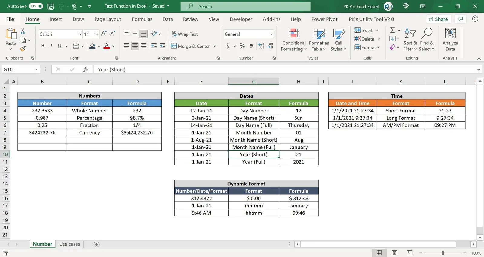 TEXT Function Use Cases in Excel PK An Excel Expert
