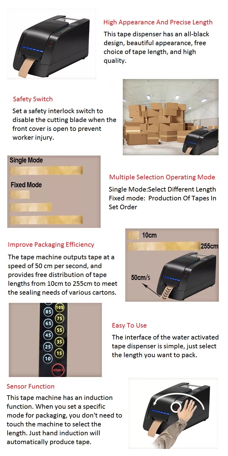Automatic Water Activated Tape Dispenser 2