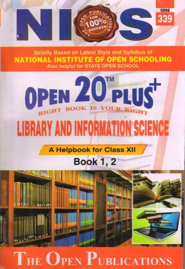 339 Library And Information Science (English Medium) Nios Last Time