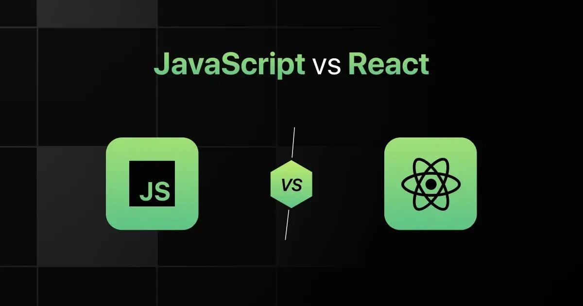 JavaScript vs React Key Differences & What to Choose?