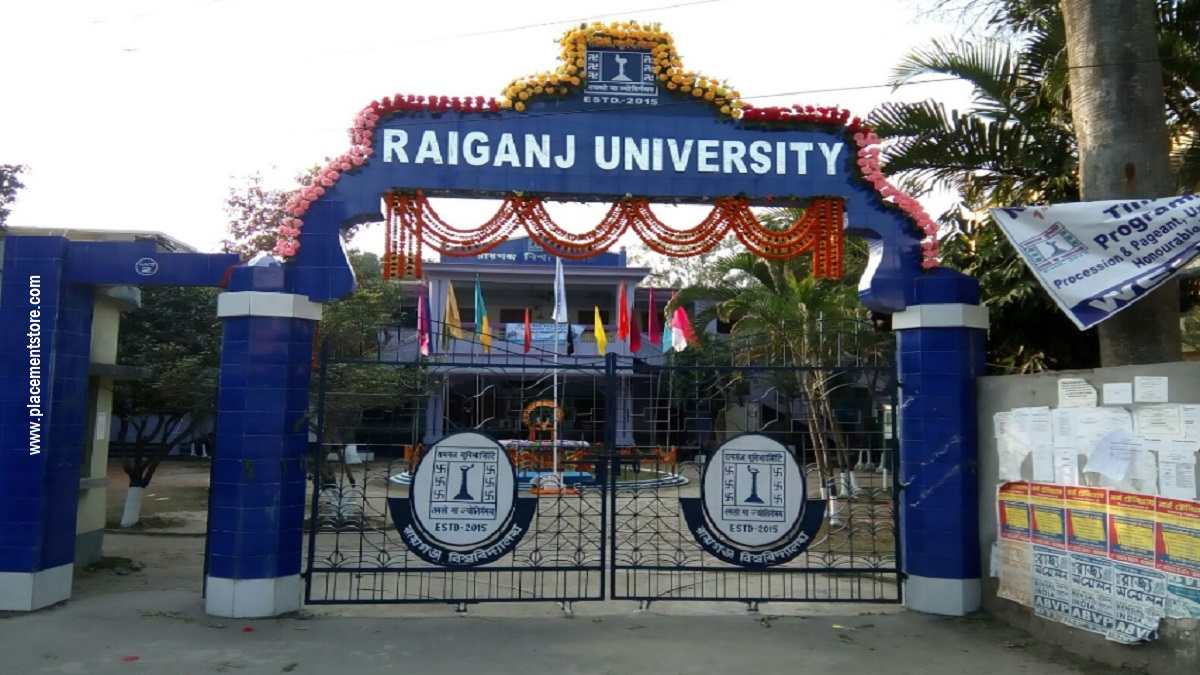 Raiganj University Recruitment 2022 » Apply Online Teaching 32 Post
