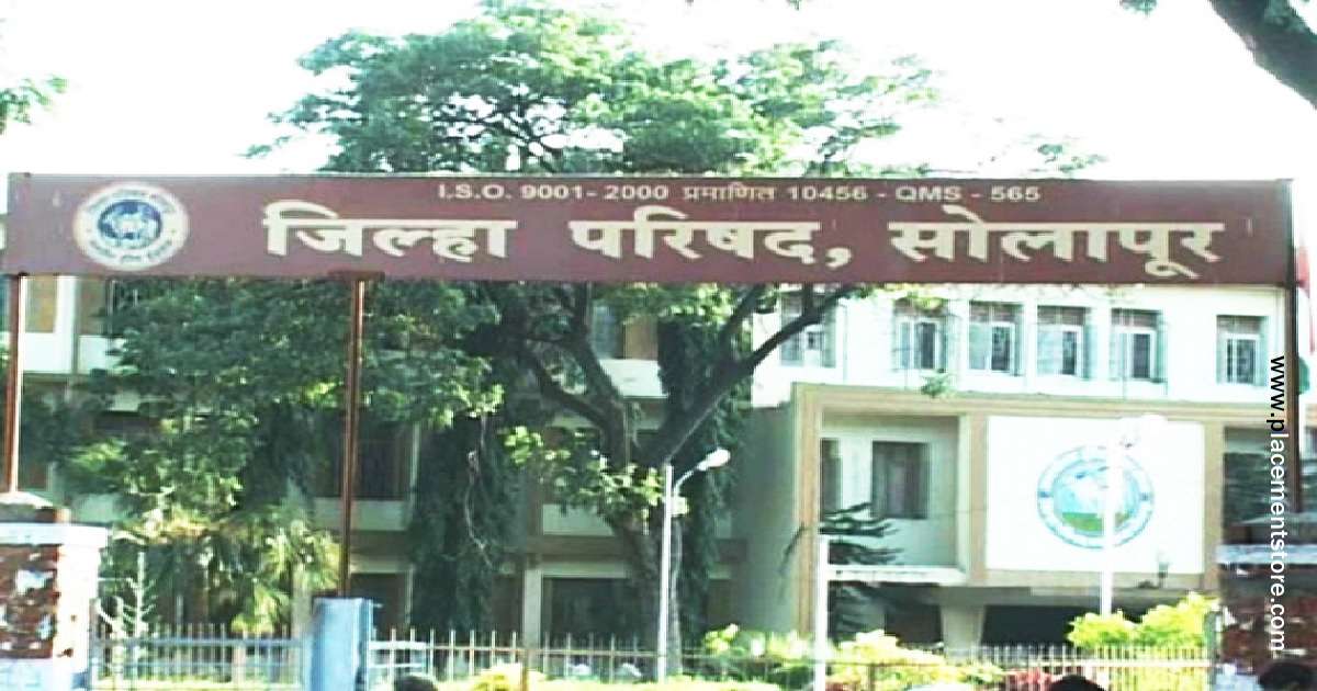 ZP Solapur Recruitment 2022 » MO, MPW, Superindent 114 Post