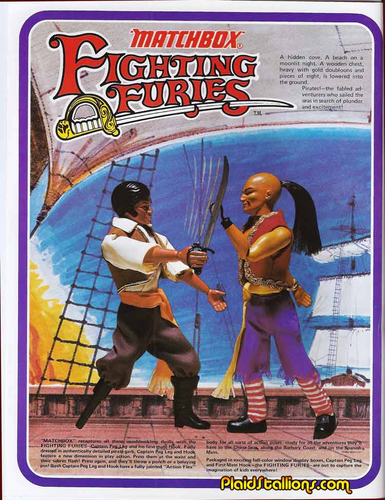 Matchbox Fighting Furies Western Figures I Pirates I