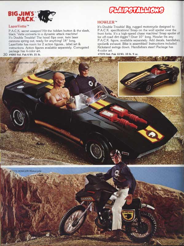 Big Jim PACK vehicles I Mattel I Dr Steel I