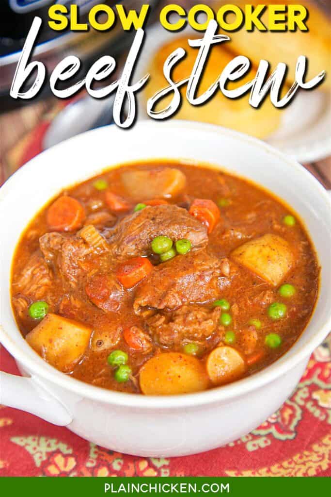 Slow Cooker Beef Stew Recipe Plain Chicken