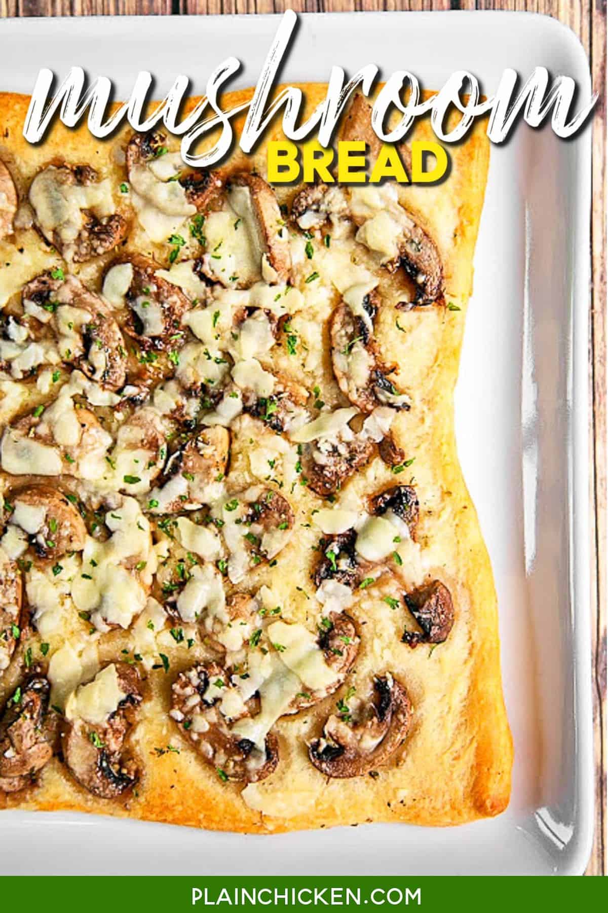 Mushroom Bread Plain Chicken