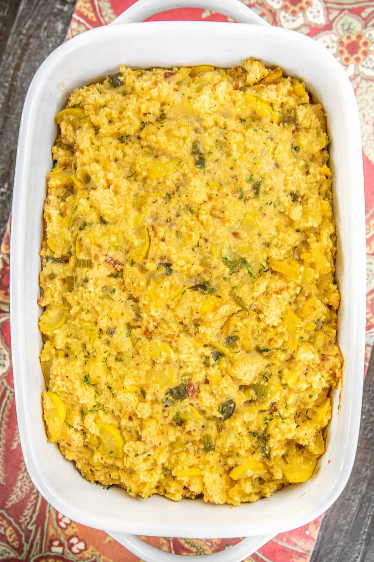 Squash Dressing Plain Chicken