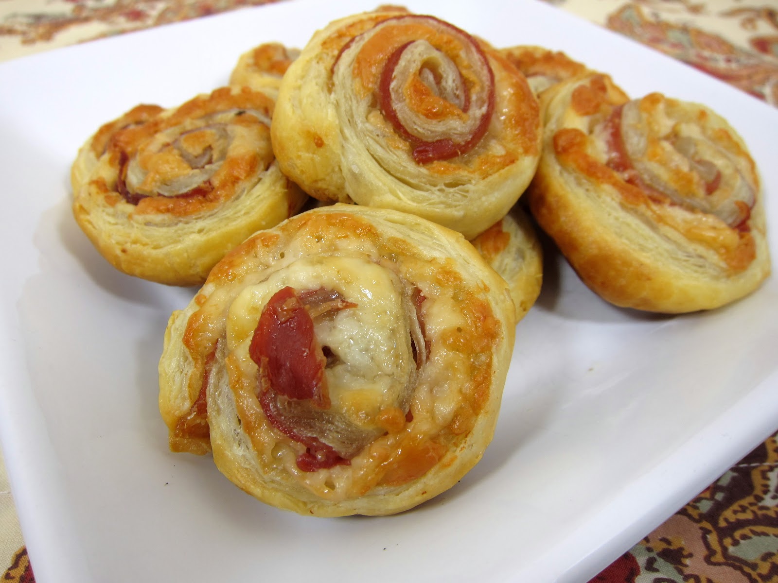 Serrano Ham & Manchego Cheese Pinwheels Plain Chicken