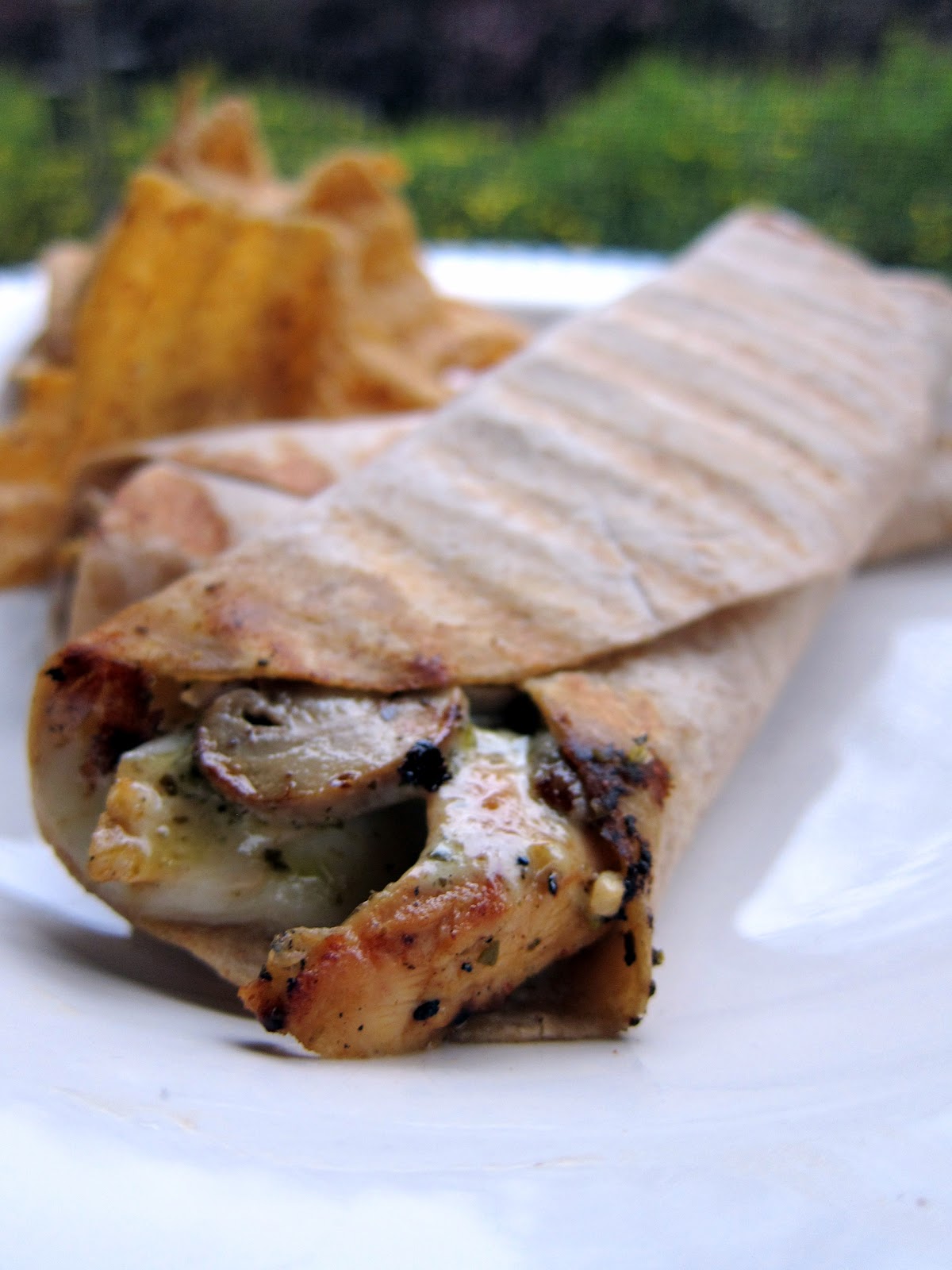 Chicken Pesto Wraps Plain Chicken