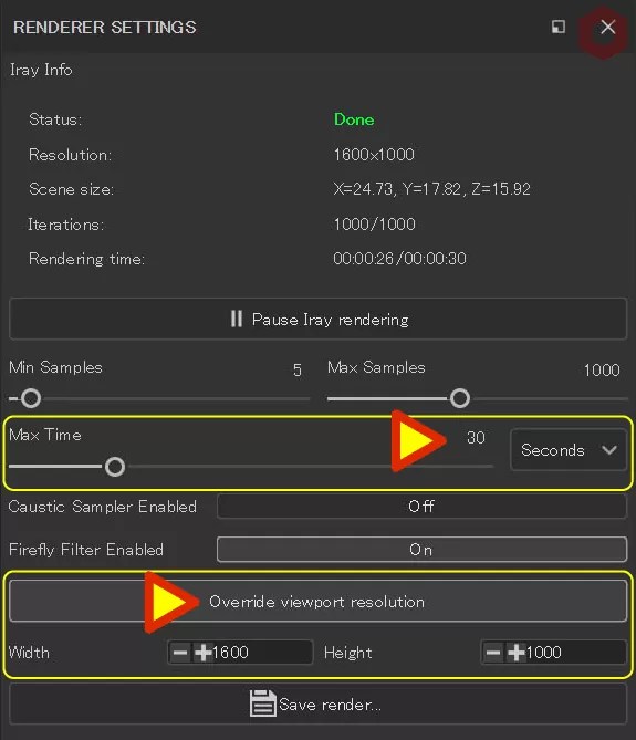[ Substance 3D Painter ] レンダリングの設定項目 Plamophy