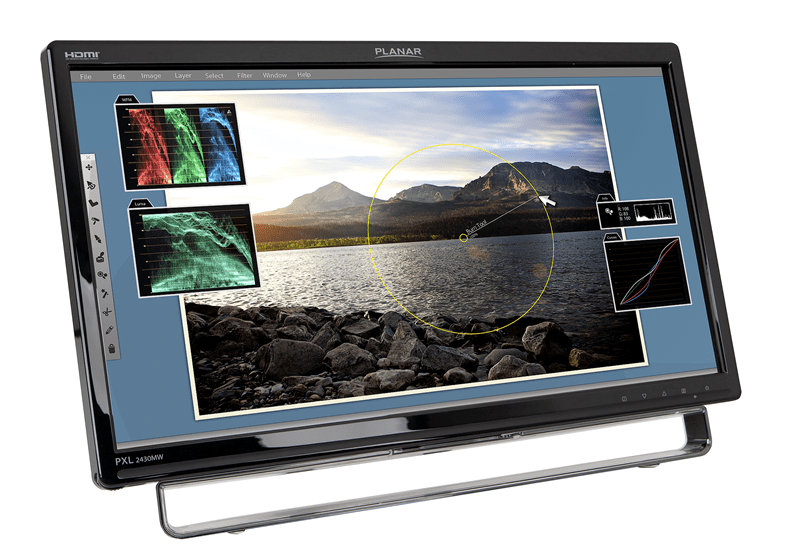 2432 Inch Touch Screen LCD Monitors Planar