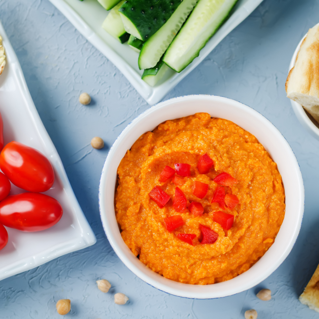 Roasted Red Pepper Hummus KNEP Kentucky Nutrition Education Program