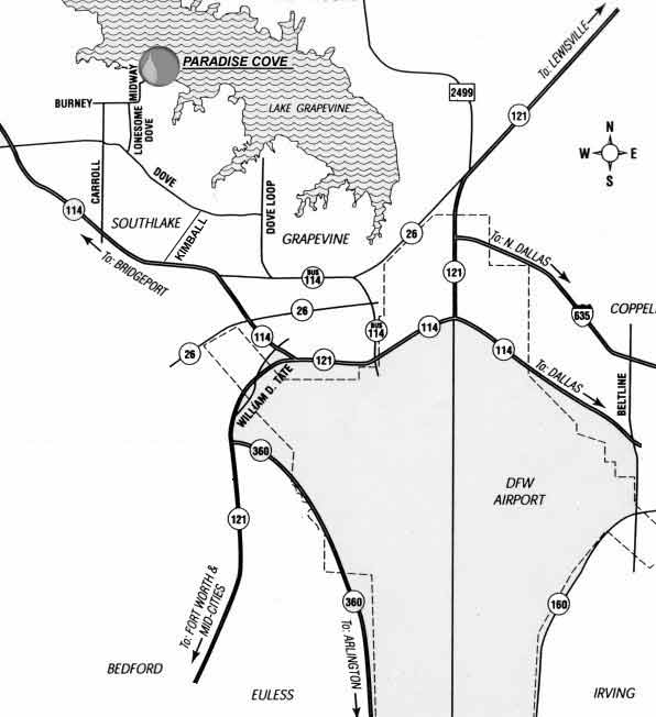 Katie & David The Ceremony Map/Directions