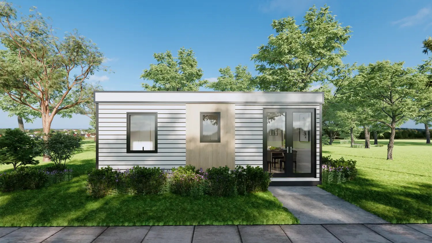 La mini maison préfabriquée pliable ou classique par Hapi Homes