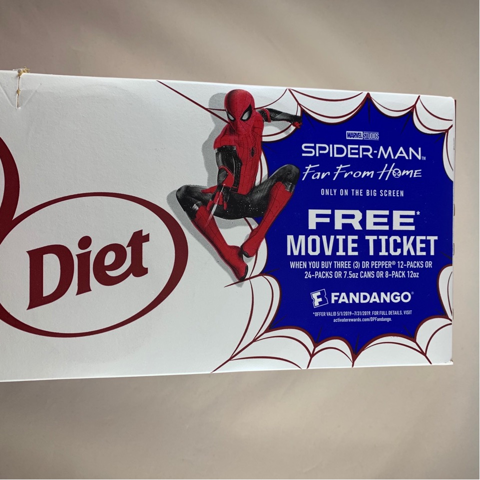 SpiderMan Far From Home Dr. Pepper Collectible Cans! Nestor