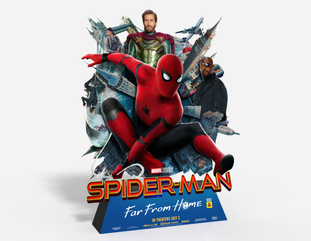 SpiderMan Far From Home Movie Theater Standee! Nestor