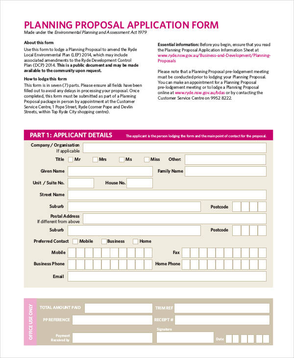 2021 Planning Application Forms Fillable Printable PDF Forms